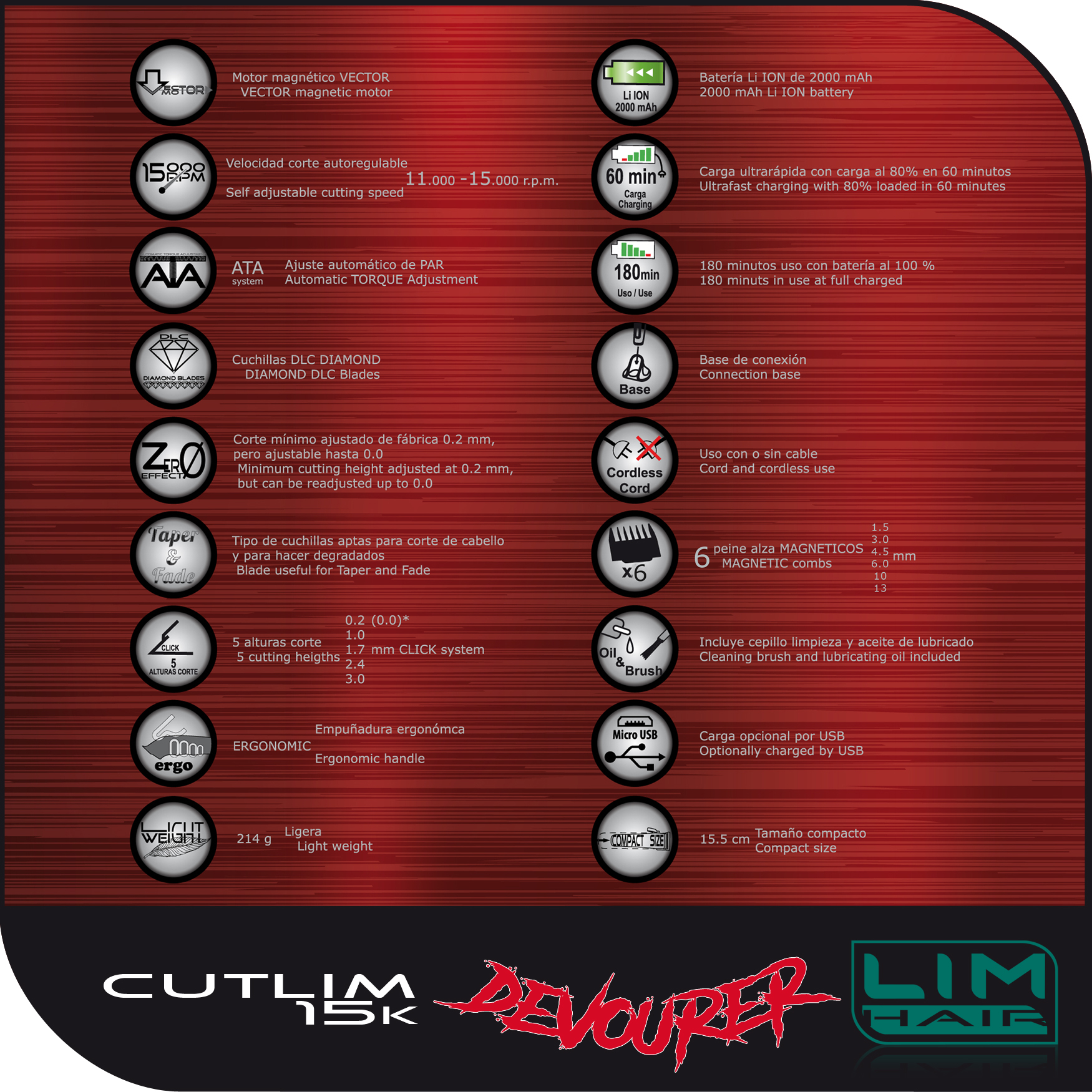 Clipper Cutlim 10K Devourer - Imagen 9